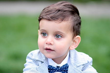 toddler's wearing white tuxedo thumbnail