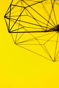 Geometric decoration on yellow background thumbnail