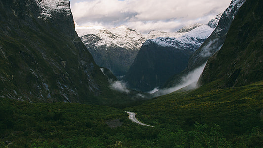 aerial view of mountain thumbnail