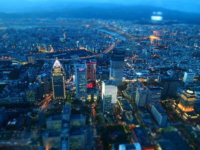 bird's eye view photography of urban area thumbnail