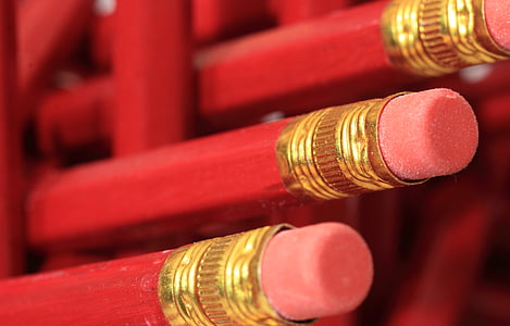close-up photography of red pencils thumbnail