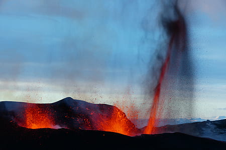 photo of lava coming out from ground thumbnail