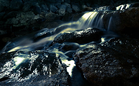 time lapse photography of falls thumbnail