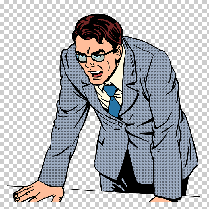 Pop Art Illustration Cartoon Man Man In Suit Jacket And Eyeglasses Illustration Png Clipart Free Cliparts Uihere