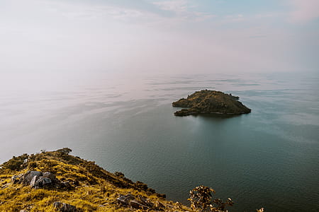 island in aerial view photography thumbnail