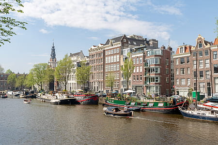 brown concrete buildings beside body of water during daytime thumbnail