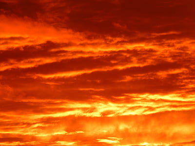 orange cloudy sky during daytime thumbnail