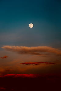 full moon above clouds thumbnail
