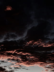 worms eye view of sky covered by clouds thumbnail