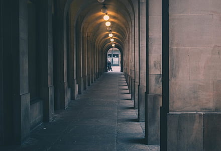 arch-shape pathway beside road thumbnail