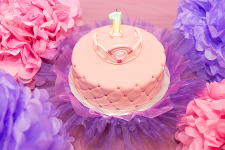 round tutu fondant cake thumbnail