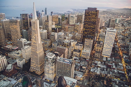 aerial photo of high rise buildings at daytime thumbnail