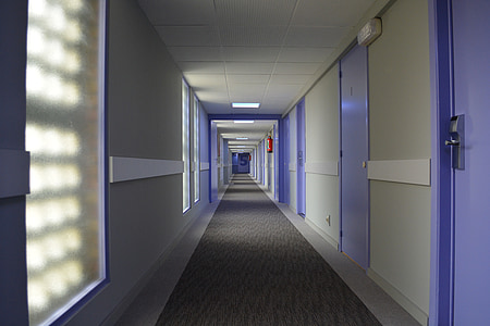 photography of white hallway thumbnail