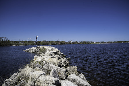 Looking at Hecla Village from the dock thumbnail