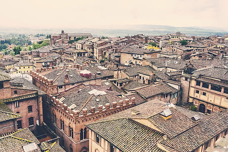aerial view photography of concrete village thumbnail