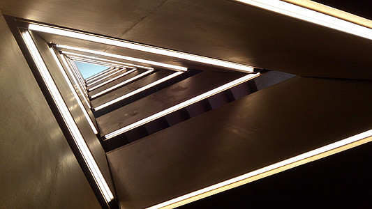 low-angle photography triangular staircase thumbnail