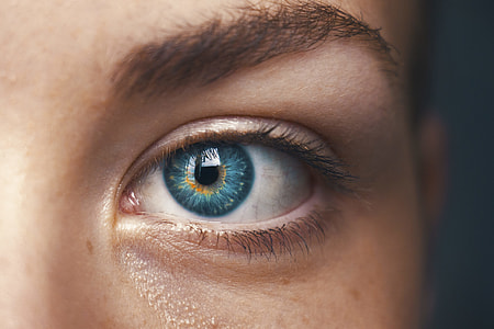 close up shot of person's left eye thumbnail