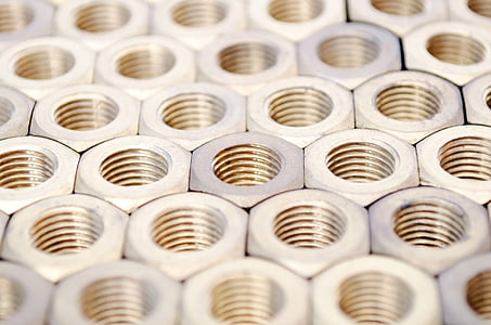 photo of gray hex nuts thumbnail