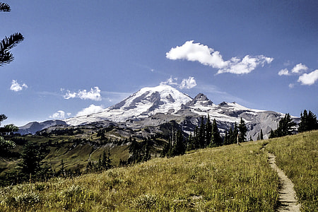 Cowlitz Divide view of Mount Rainier, Washington thumbnail