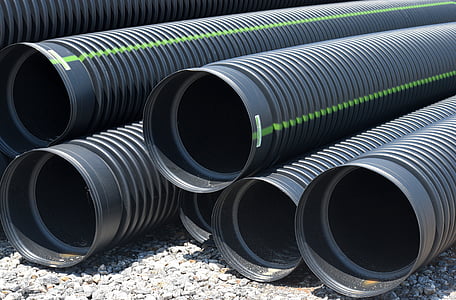 six gray metal tubular pipes thumbnail