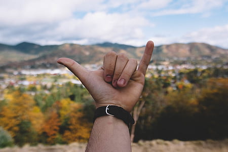 hang loose hand sign thumbnail