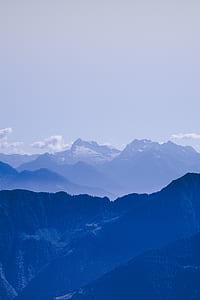 aerial photography of mountain ranges during daytime thumbnail