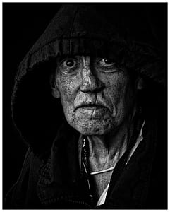 man in black hooded jacket thumbnail