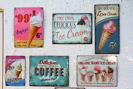 assorted ice cream-themed posters thumbnail