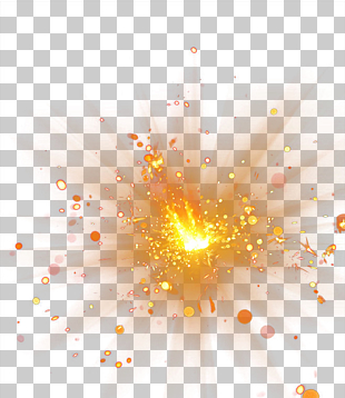 Explosion, Spot light effect, orange designed photo PNG clipart