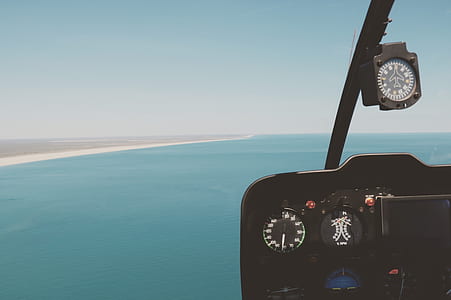 black aircraft controls illustration thumbnail