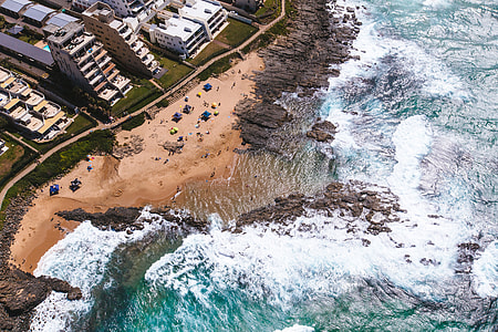 Beach and Shoreline landscape in Durban, South Africa thumbnail