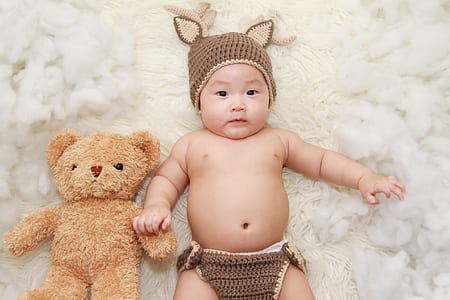 cute, fur, portrait, child thumbnail