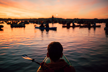 Sunrise on a lake thumbnail