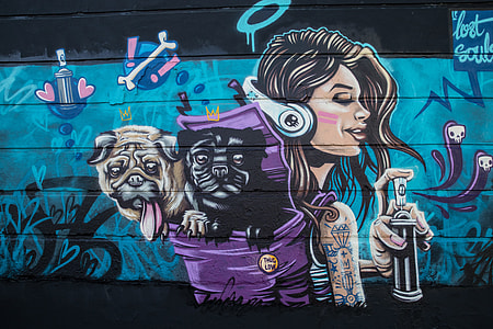 ‘Lost Souls’ street art captured in Camden in Central London, image captured with a Canon 6D thumbnail