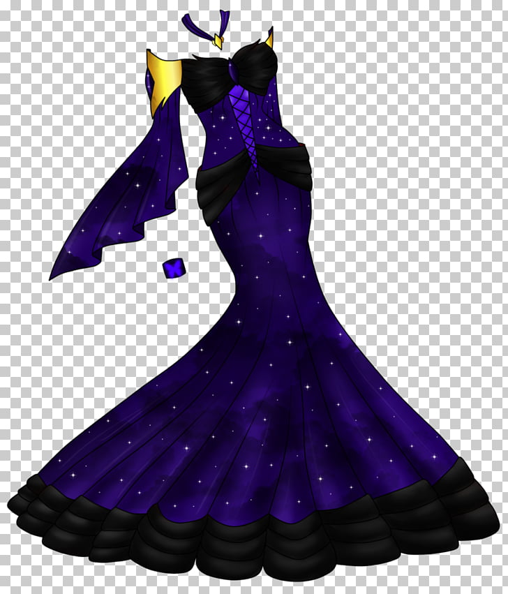 Anime girl in ball gown