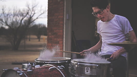man playing drum thumbnail