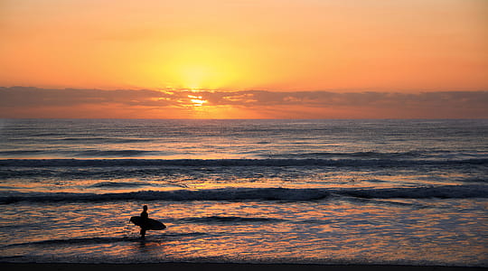 sea, dawn, sunset, beach thumbnail