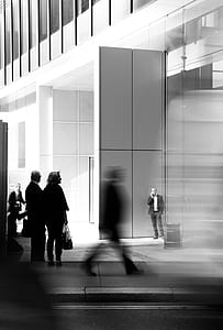 time lapse photo people inside building during daytime thumbnail