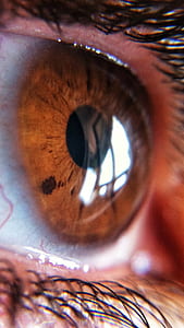 close-up photography of brown eye thumbnail