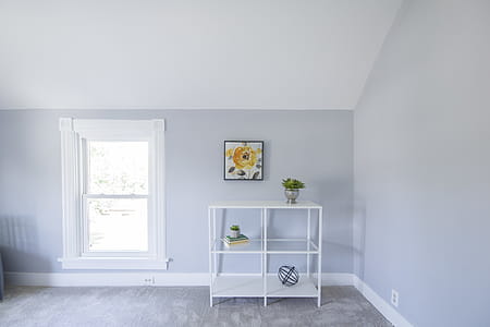 White Framed 2-pane Door Closed thumbnail