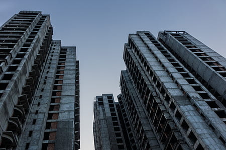 low-angle photography of buildings thumbnail