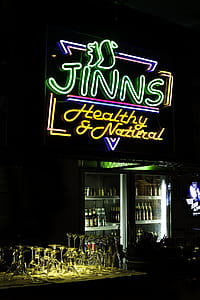 Jinns Healthy and Natural Neon Light Signage thumbnail