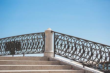 Stairs and Old Vintage Handrails in Venice, Italy thumbnail
