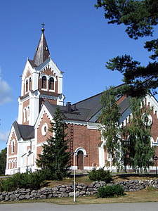 Lumijoki Lutheran Church Building in Finland thumbnail