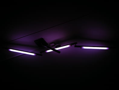 three ultra violet LED lights thumbnail