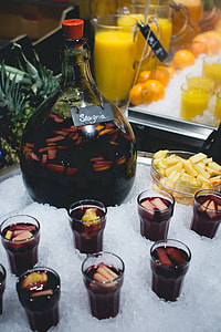 Ice cold Sangria in a cantine thumbnail