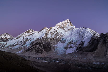 clear sky over mountain alp thumbnail