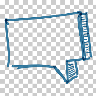 Drawing box dialog box, rectangular blue abstract PNG clipart