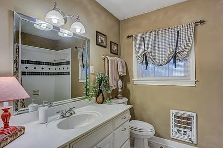 vanity combo with mirror inside a room thumbnail