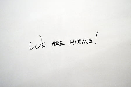we are hiring! signage thumbnail